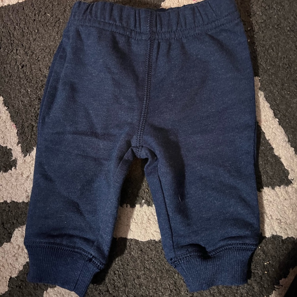 Carter’s 3mo boy joggers navy blue